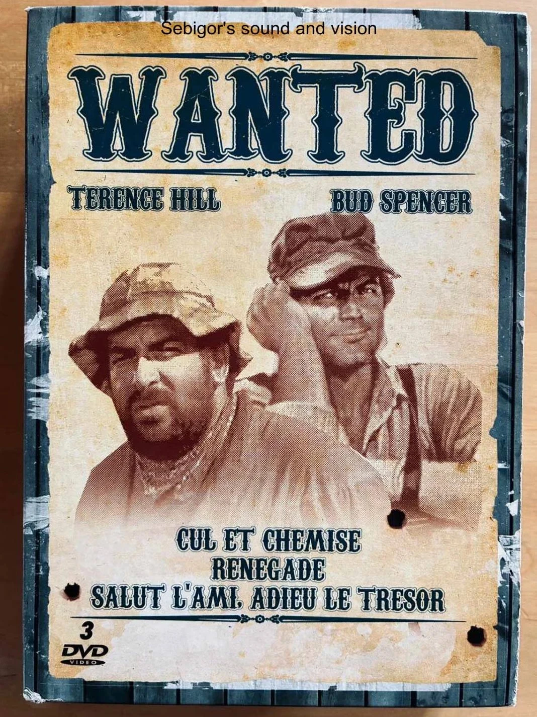 Coffret 3 DVD Terence Hill Bud Spencer.